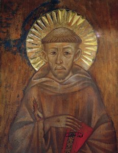Retrato de San Francisco, c.1285 (detalle)